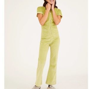 UO Clark Green corduroy Jumpsuit